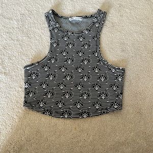 Black and white tank